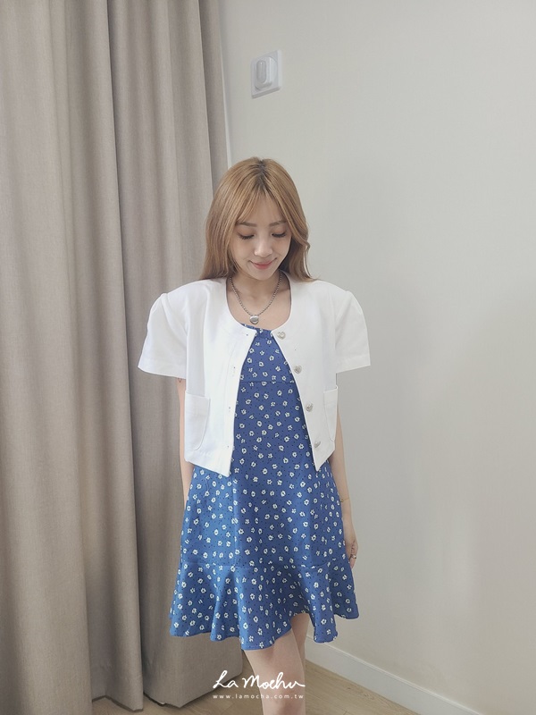 小香愛心釦澎袖外套